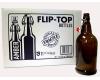 1 Liter Amber Fliptop bottles