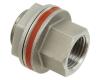 Bulkhead SS 1/2"FPTx 1/2"FPT